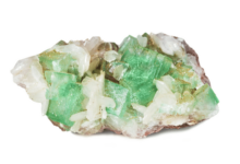 Apophyllite crystal green