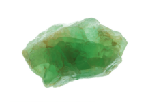 Prasiolite green quartz crystal