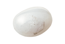 white snow quartz crystal