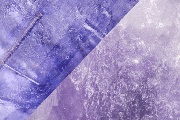 Amethyst vs tanzanite