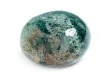 polished moss agate crystal meaning