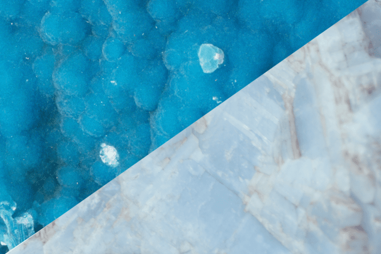 Aragonite vs Caribbean Calcite