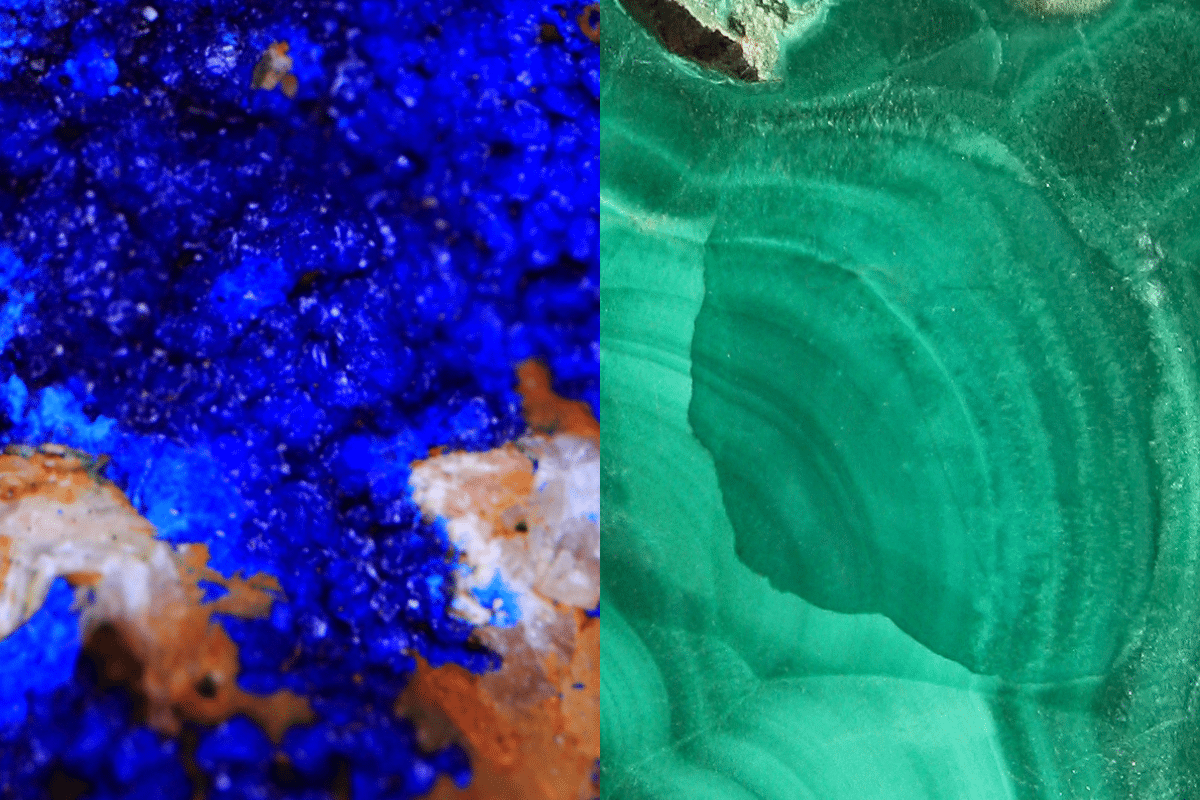 azurite and malachite
