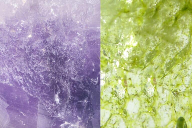 amethyst and peridot