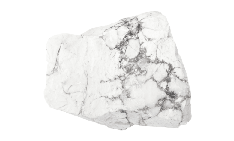rough raw howlite stone properties