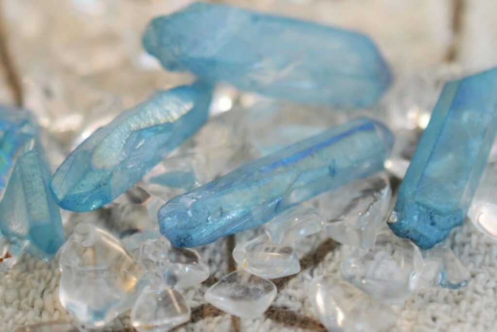 aqua aura quartz