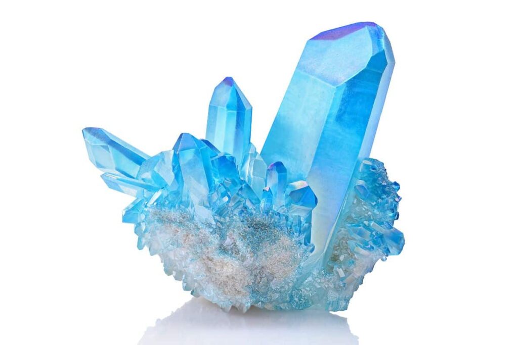aqua aura quartz