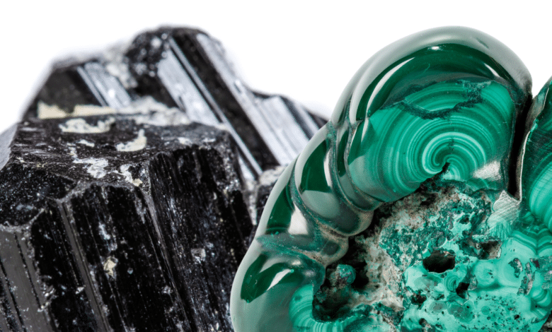 the benefits of malachite and black tourmaline combination